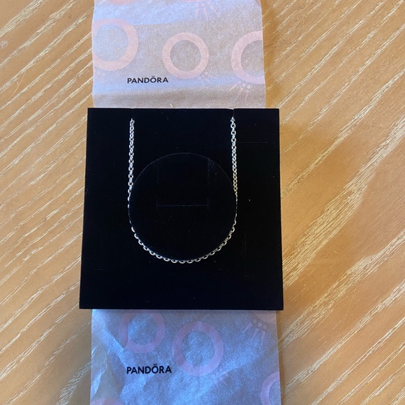COPY - NEW Pandora 17.7” 590200-45 Sterling Silver Necklace Chain - Picture 4 of 14